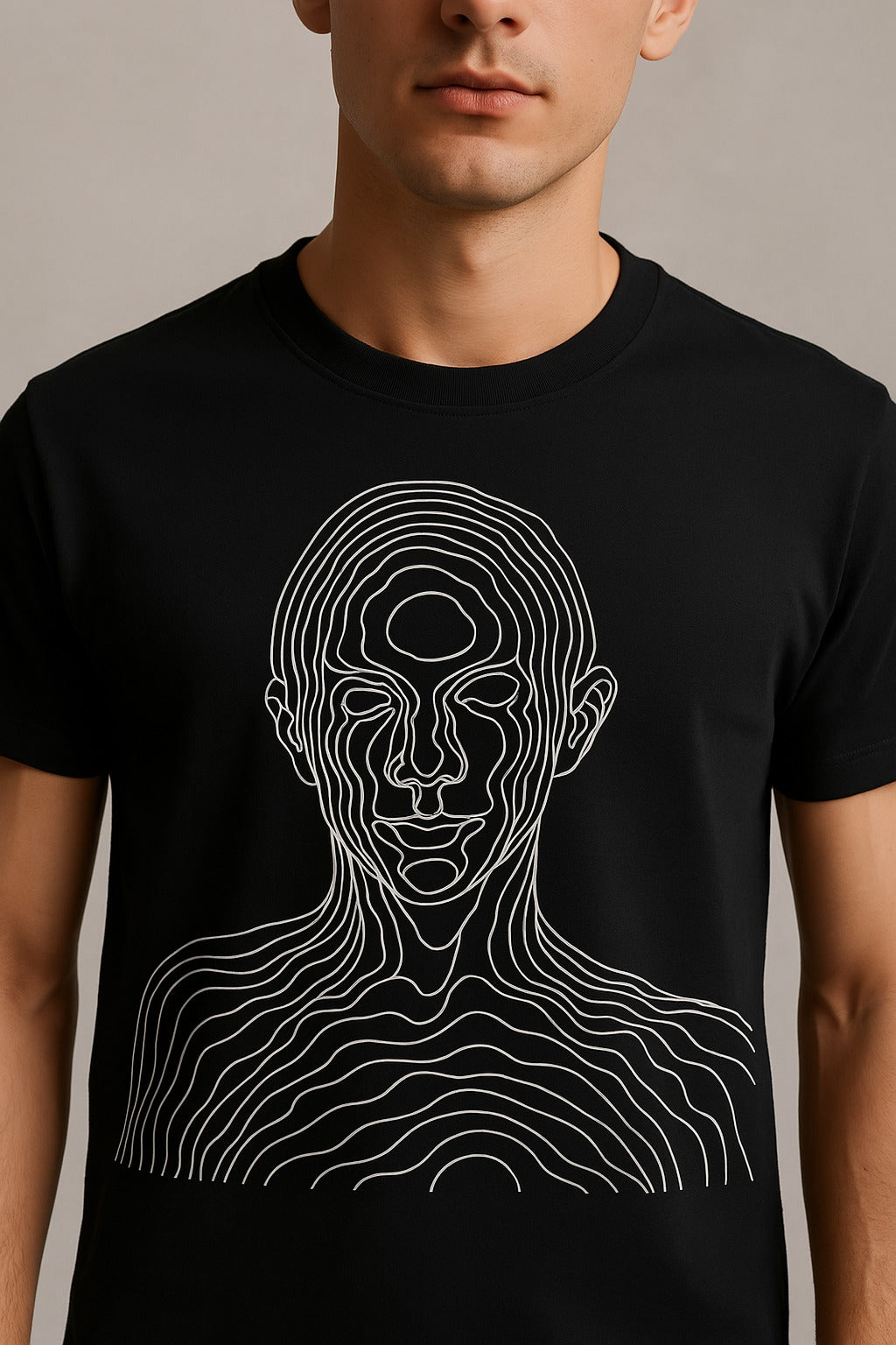 Line Art Illusion Tee